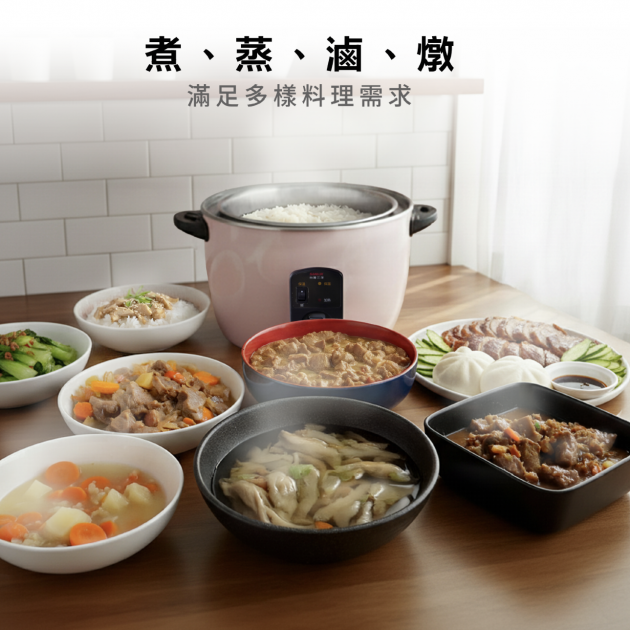 【SANLUX】三洋 DEC-220 / 11人份不銹鋼電鍋