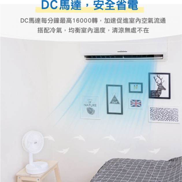 大家源 TCY-850707- USB折疊風扇()