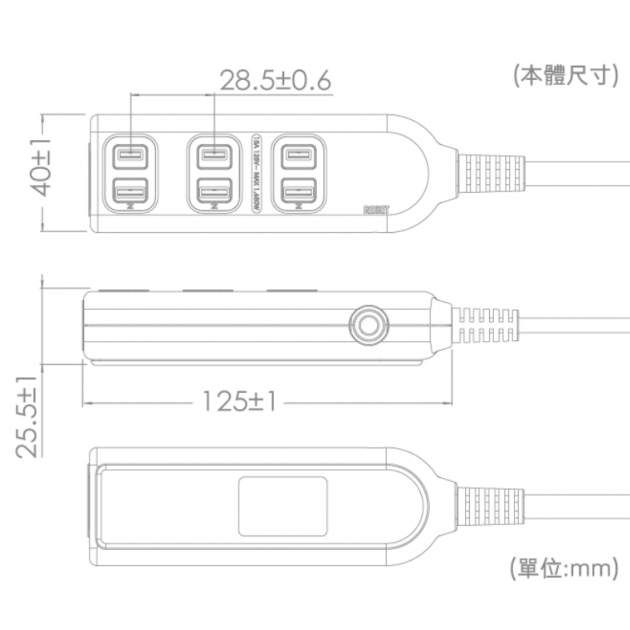 PowerWork 動力工廠 CT-2042 / 3+1座2P延長線