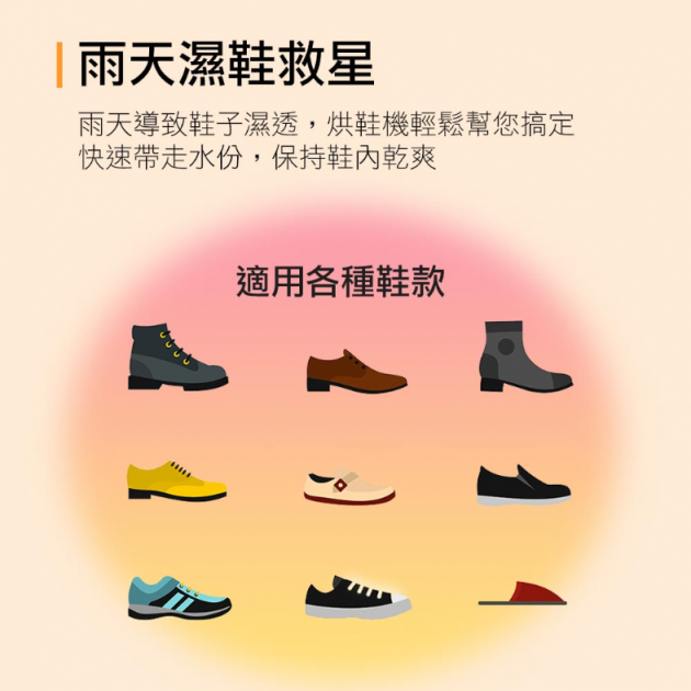 勳風 HFH-K9666 UV-LED紫光抑菌烘鞋機/定時除濕烘鞋器